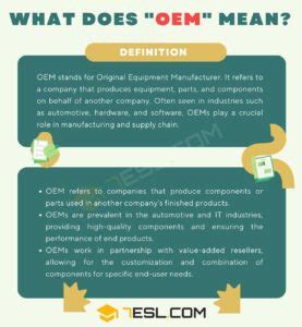 OEM Meaning: What Does OEM Stand for? • 7ESL