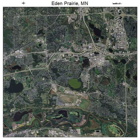 Aerial Photography Map of Eden Prairie, MN Minnesota