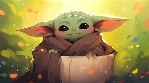 Star Wars Baby Yoda Desktop Wallpaper - Baby Yoda Wallpaper 4K