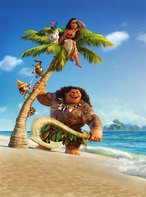 Moana and Maui