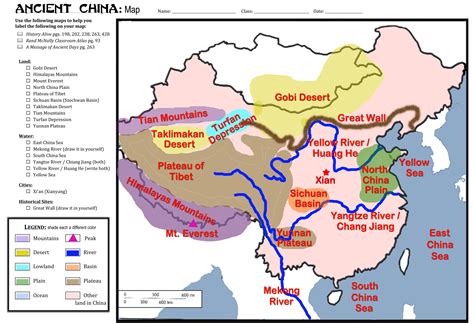 China Map Activity #Riversareeverything | Geography worksheets ...