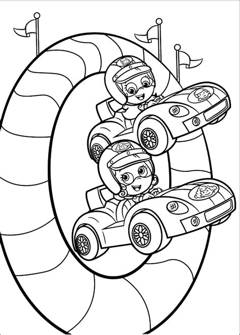 Bubble Guppies Coloring pages | Birthday Printable