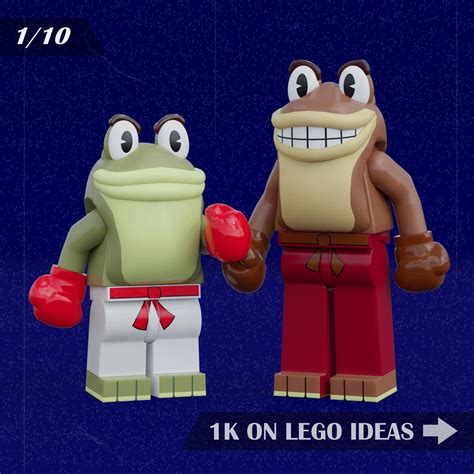 I created Ribby and Croaks minifigures to celebrate 1k supporters on my ...