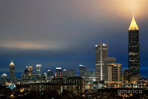 Midtown Atlanta Skyline at Dusk Photograph by Bill Cobb - Fine Art America