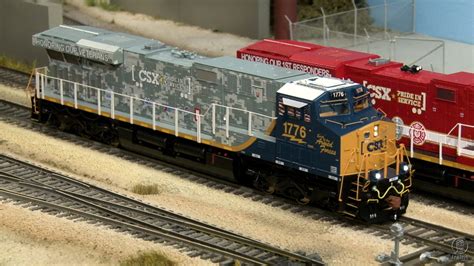 ScaleTrains.com HO scale CSX Pride in Service GE ES44ACs - Trains