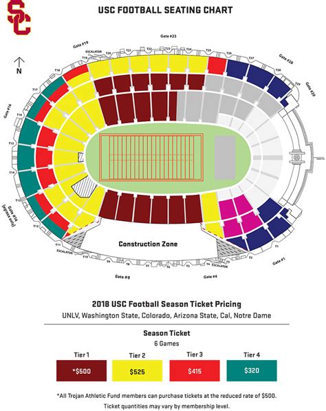 USC Trojans Football 2018 Season Tickets