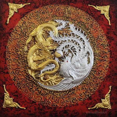 Dragon Artwork Buy 3D Resin Canvas Wall Paintings l Royal Thai Art