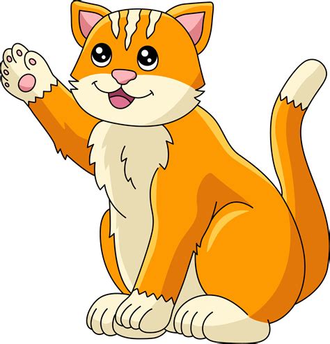 Cat Cartoon Colored Clipart Illustration 7528208 Vector Art at Vecteezy