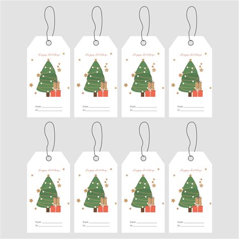 Avery Gift Tags - 7 Free PDF Printables | Printablee