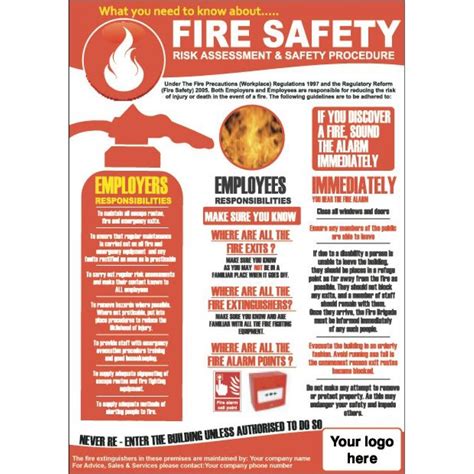 Printable Fire Safety Posters