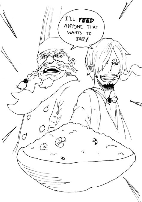 Sanji and Zeff never let someone go hungry : OnePiece