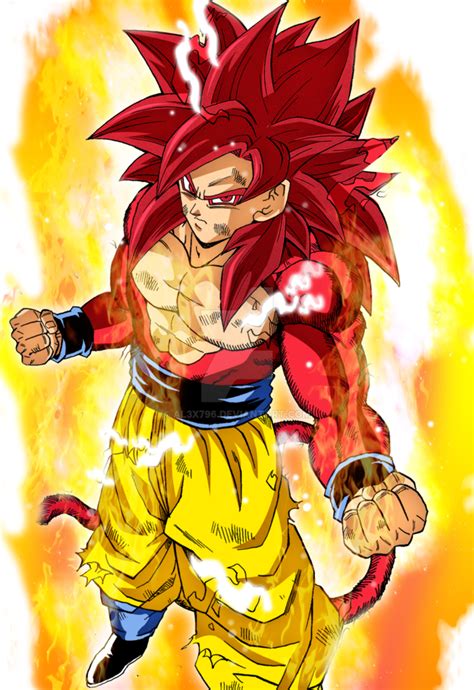 GOKU SUPER SAIYAN GOD 4 by AL3X796 on DeviantArt | Anime dragon ball ...