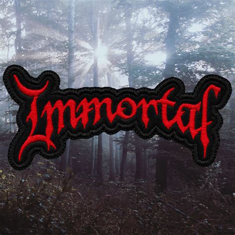 Embroidered Patch Immortal - Logo