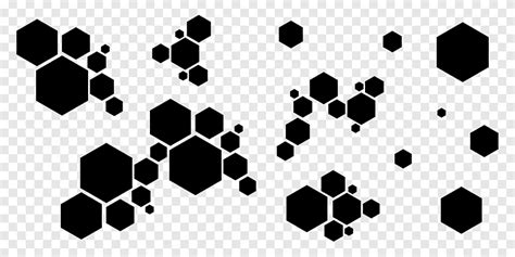 Hexagon Geometry Pattern, hexagon pattern, white, leaf png | PNGEgg