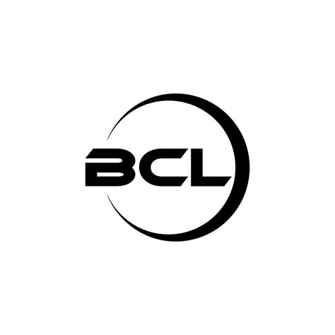 BCL letter logo design in illustration. Vector logo, calligraphy ...