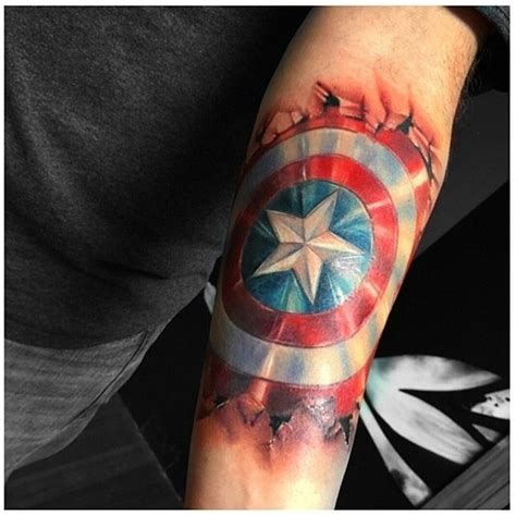 Captain America Shield Tattoo | Best Tattoo Ideas Gallery