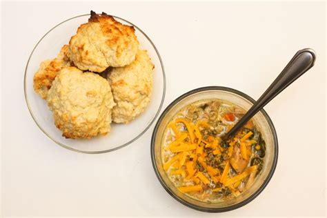 Easy-Fix Chicken and Biscuits Soup with Mixed Beans | Randall Beans ...