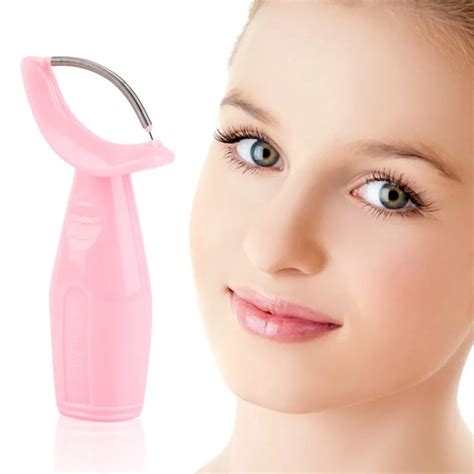 Mini Facial Hair Remover Makeup Cosmetic Epilator Stainless Steel Stick ...