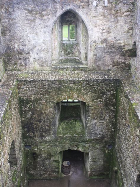 A symmetrical interior wall of Blarney Castle. | Smithsonian Photo ...