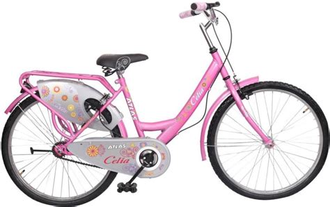 ATLAS Celia Unisex Bike Teens Pink&Silver 24 T Girls Cycle/Womens Cycle ...