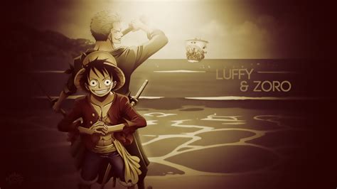 Luffy and Zoro Desktop Wallpaper (One Piece) by WHU-Dan on deviantART ...