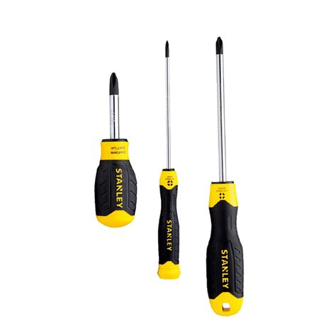 Stanley Phillips Cushion Grip Screwdriver with Different Sizes ...