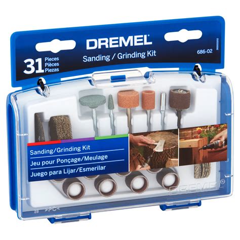 Dremel 686-02 Sanding/Grinding Rotary Tool Mini Accessory Kit - Walmart.com