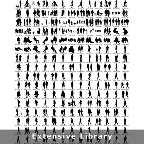 People Silhouette Architecture Png