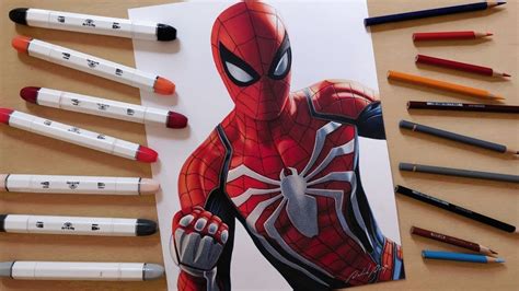 Speed Drawing Spider Man Keep turning out amazing work as long as you ...