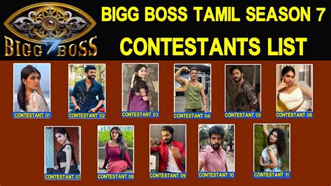 Bigg Boss 7 Tamil - Contestants Final List | Kamal Haasan | BB7 Tamil ...