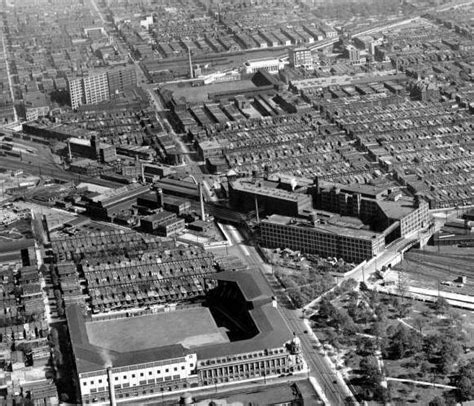 Shibe Park & Baker Bowl – Wonderful aerial photo of both classic but ...