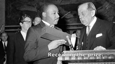 The Rev. Martin Luther King Jr. wins the Nobel Peace Prize, 1964 - YouTube