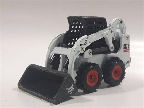 Bobcat Loader S175 Skid Steer Loader White 1/50 Scale Die Cast Toy Car ...