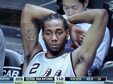 Kawhi Leonard Tattoo : NBASpurs