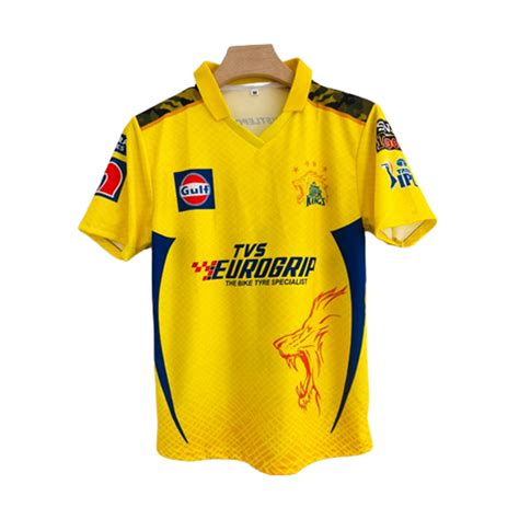 CSK Official Ms Dhoni Jersey 2023 | IPL jersey - Cyberried Store