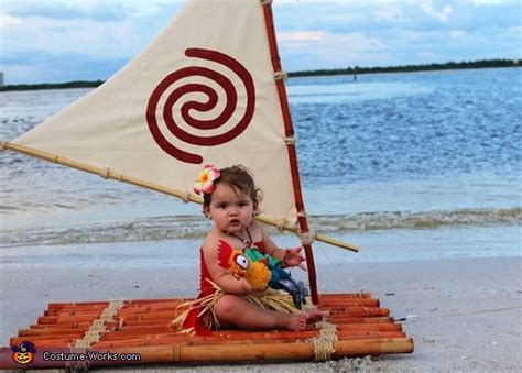 Moana Baby Costume | No-Sew DIY Costumes - Photo 4/5