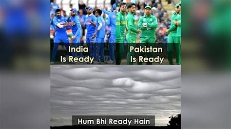 Prior to India-Pakistan cricket match, Twitter drops hilarious rain ...