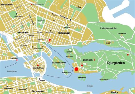 Gamla stan map - Gamla stan Stockholm map (Södermanland and Uppland ...