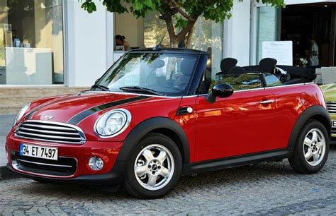 Red Mini Cooper Convertible