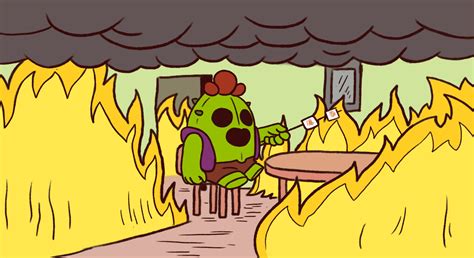 This Is Fine Meme, Raster Image, Star Comics, Llama, Memes, Spike ...