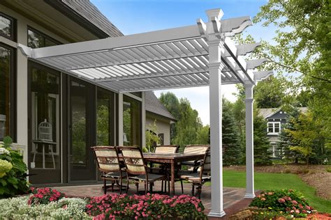 Backyard Vinyl Pergola Kits delivered throughout Canada and USA