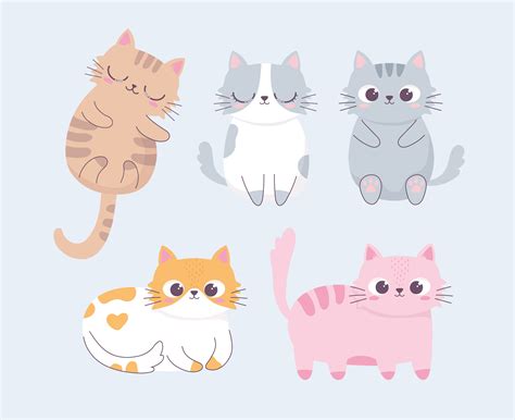 Cartoon Cat Vector Art, Icons, and Graphics for Free Download