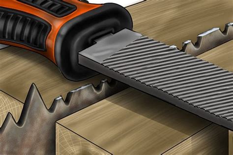 How to sharpen a hand saw with a file step-by-step - WD Tools