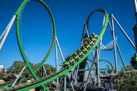 The Incredible Hulk Coaster at Universal's Islands of Adventure