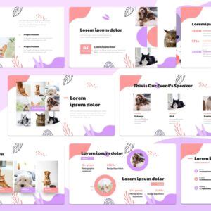 Cute Pets Google Slides Theme | Master Bundles