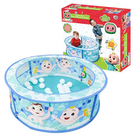 CoComelon Bath Time Sing Along Play Center, Pop Up Ball Pit Tent with ...