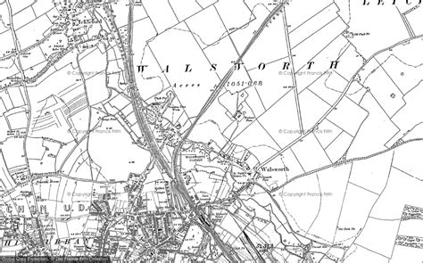 Historic Ordnance Survey Map of Hitchin, 1897 - 1899