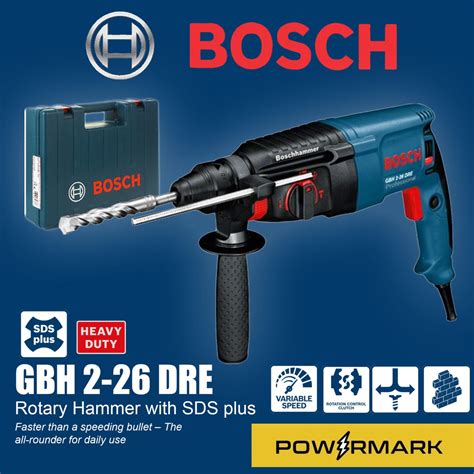 BOSCH GBH 2-26 DRE SDS Plus Rotary Hammer | Shopee Philippines