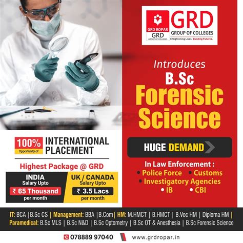 B.Sc Forensic Science - GRD Ropar