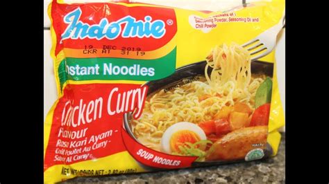 Indomie Mi Goreng Instant Noodles: Chicken Curry Flavour Review - YouTube